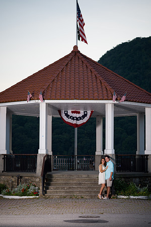 Engagement Photo at Cold Spring, NY