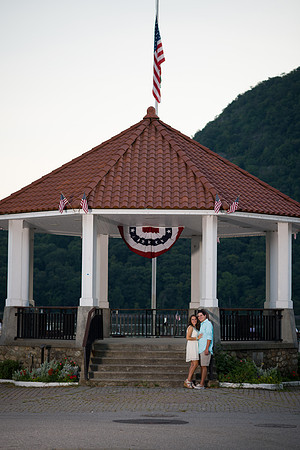 Engagement Photo at Cold Spring, NY