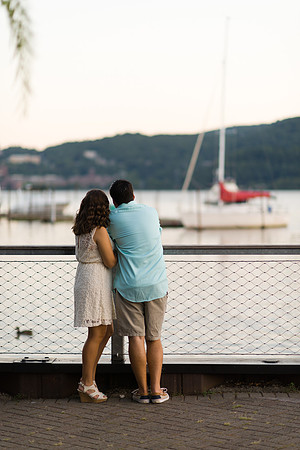 Engagement Photo at Cold Spring, NY