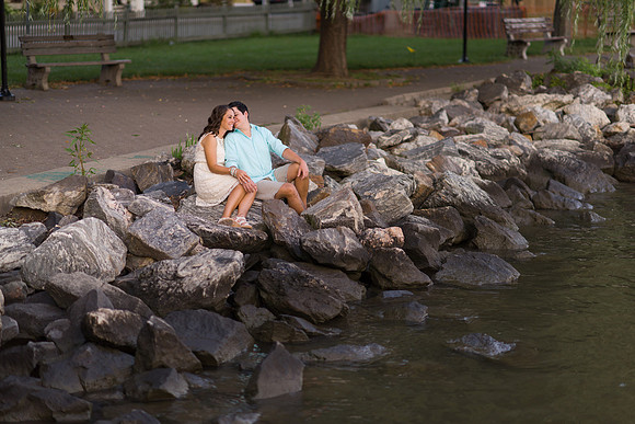 Engagement Photo at Cold Spring, NY
