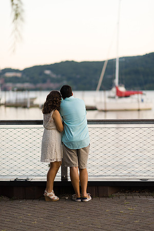 Engagement Photo at Cold Spring, NY