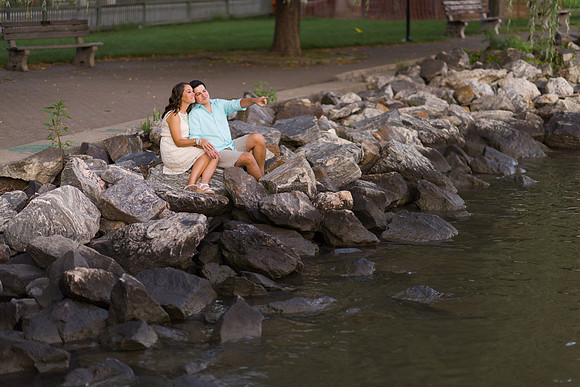 Engagement Photo at Cold Spring, NY