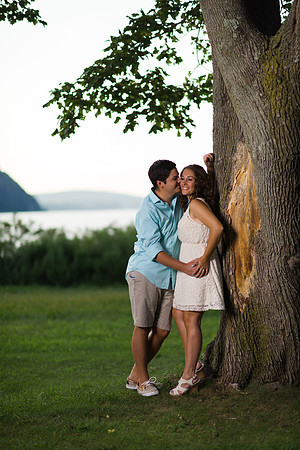 Engagement Photo at Cold Spring, NY