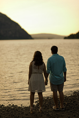 Engagement Photo at Cold Spring, NY