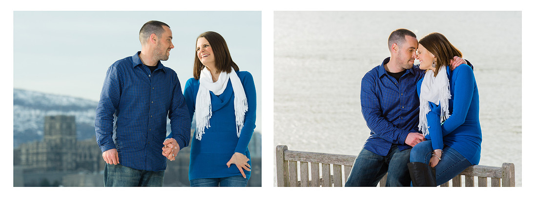Winter Engagment Portraits - Hudson Valley, NY