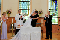 Wedding Ceremony Kiss