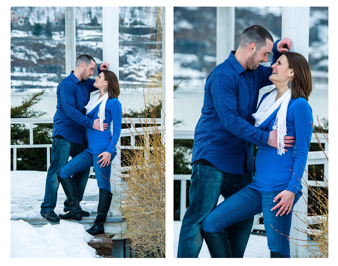 Winter Engagment Portraits - Hudson Valley, NY