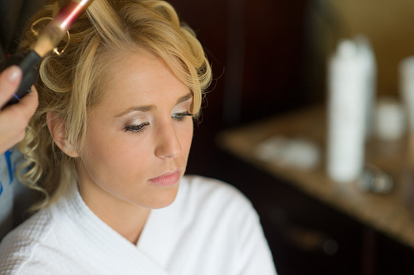 Bride Getting Ready