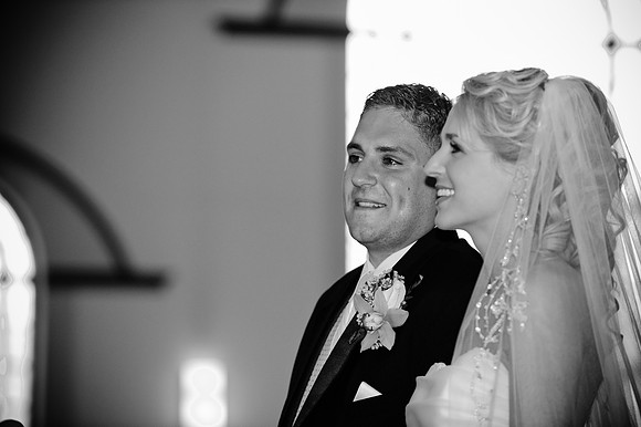 Bride & Groom at Alter