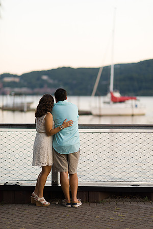 Engagement Photo at Cold Spring, NY