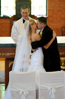 Wedding Ceremony Kiss