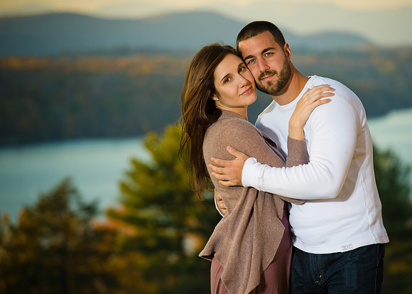 Hudson River Engagement Portrait