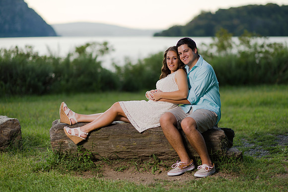 Engagement Photo at Cold Spring, NY