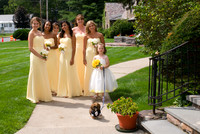 Bridesmaids at Church