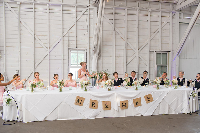 Head Table at Wedding