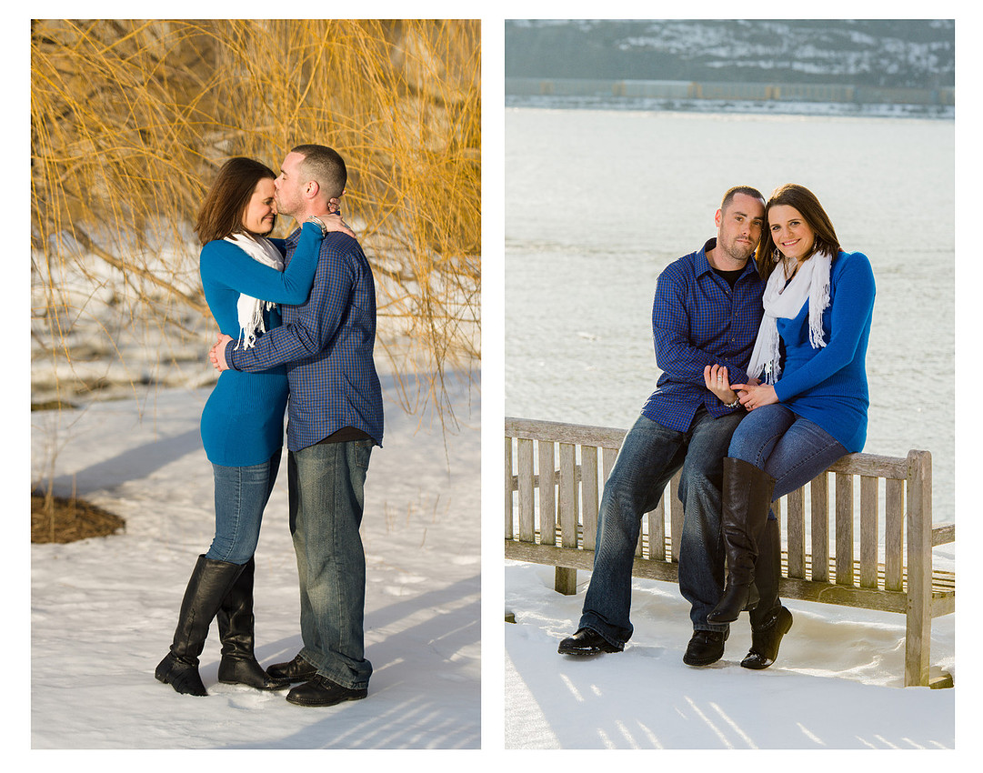 Winter Engagment Portraits - Hudson Valley, NY