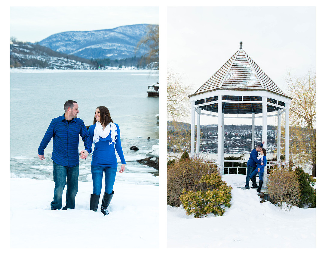 Winter Engagment Portraits - Hudson Valley, NY