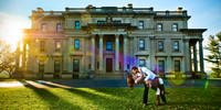 Vanderbilt Mansion Engagement Photo