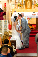 Wedding Ceremony Kiss